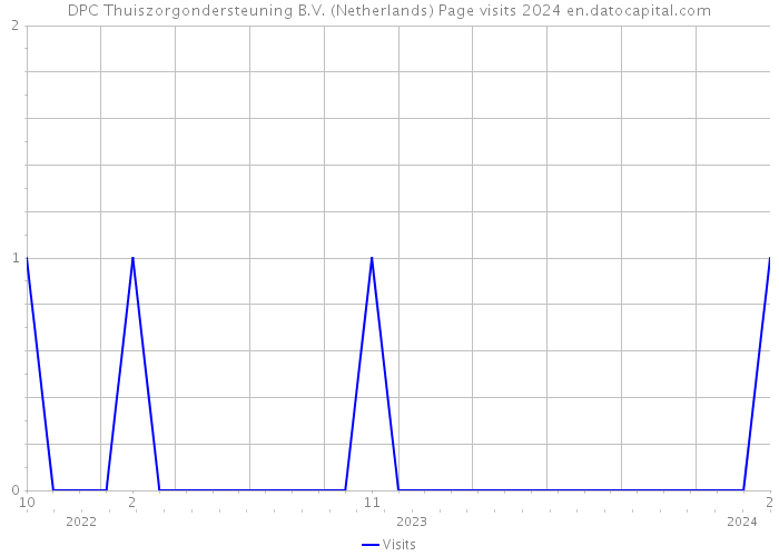 DPC Thuiszorgondersteuning B.V. (Netherlands) Page visits 2024 