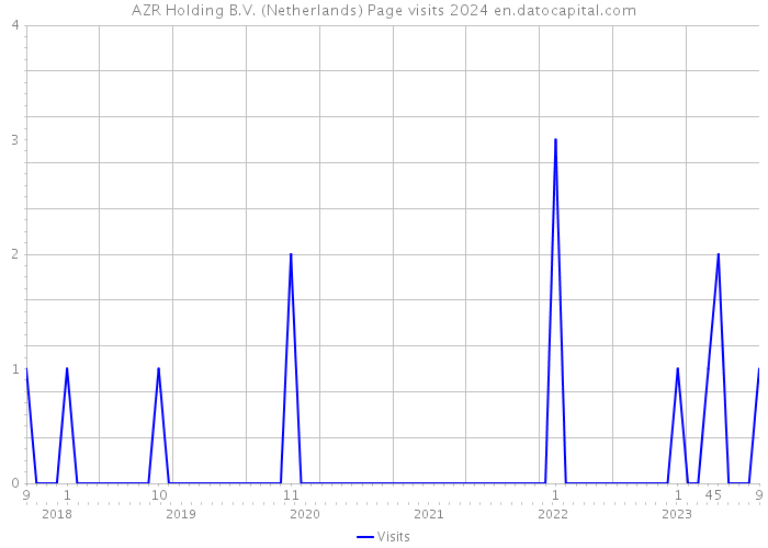 AZR Holding B.V. (Netherlands) Page visits 2024 