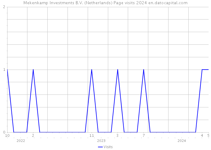 Mekenkamp Investments B.V. (Netherlands) Page visits 2024 