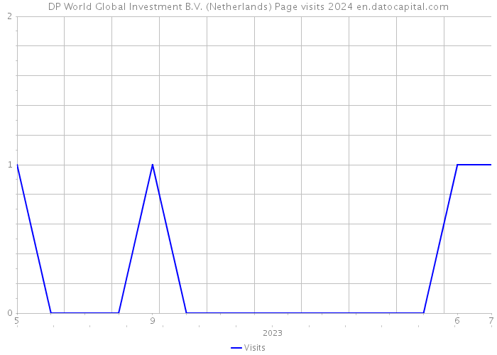 DP World Global Investment B.V. (Netherlands) Page visits 2024 