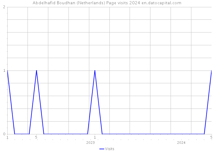 Abdelhafid Boudhan (Netherlands) Page visits 2024 