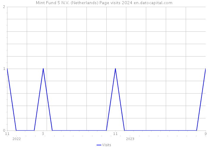 Mint Fund 5 N.V. (Netherlands) Page visits 2024 
