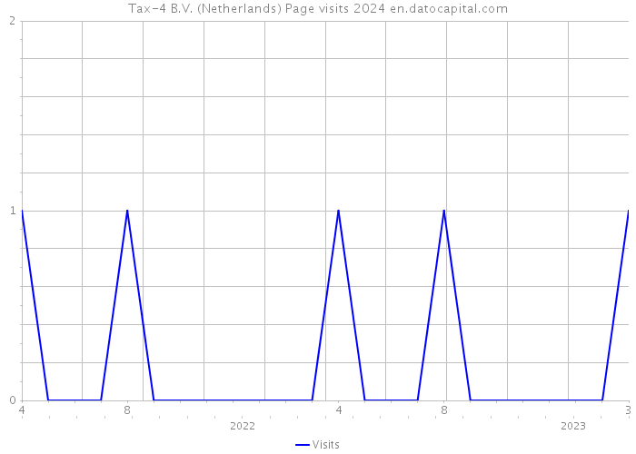 Tax-4 B.V. (Netherlands) Page visits 2024 