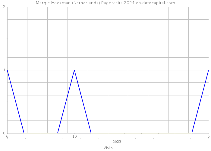 Margje Hoekman (Netherlands) Page visits 2024 
