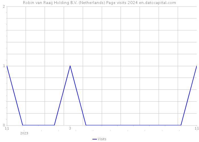 Robin van Raaij Holding B.V. (Netherlands) Page visits 2024 