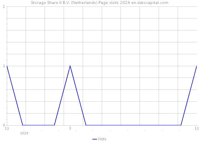 Storage Share II B.V. (Netherlands) Page visits 2024 