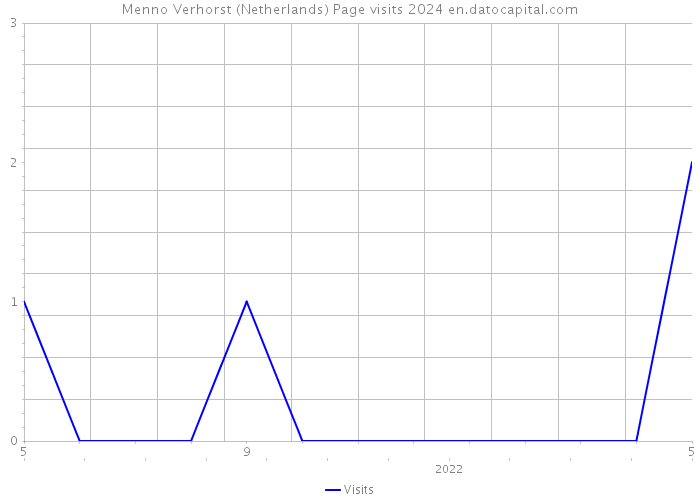 Menno Verhorst (Netherlands) Page visits 2024 