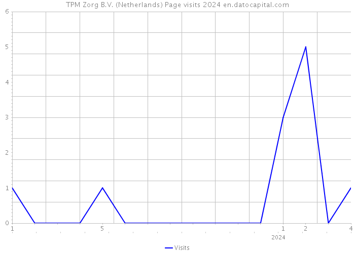 TPM Zorg B.V. (Netherlands) Page visits 2024 