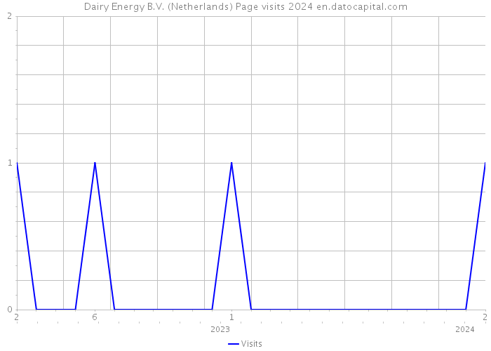 Dairy Energy B.V. (Netherlands) Page visits 2024 