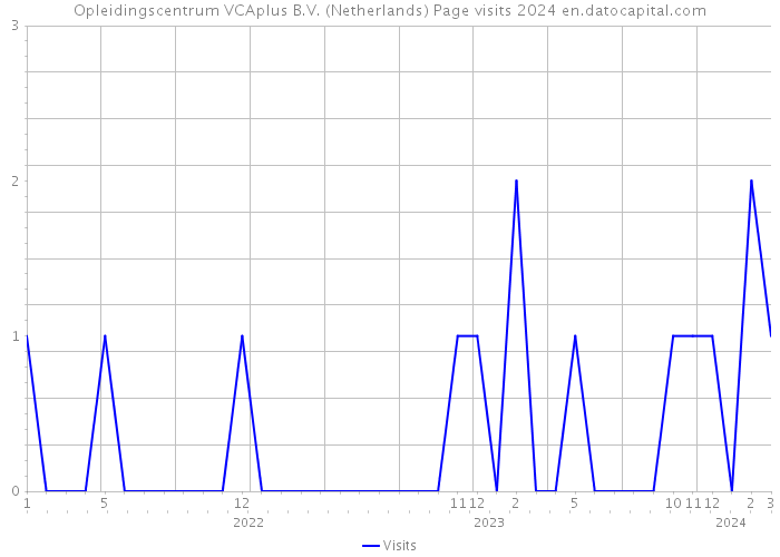 Opleidingscentrum VCAplus B.V. (Netherlands) Page visits 2024 