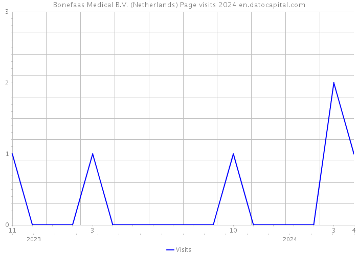 Bonefaas Medical B.V. (Netherlands) Page visits 2024 