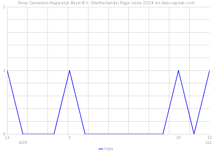 Snep Gemeenschappelijk Bezit B.V. (Netherlands) Page visits 2024 