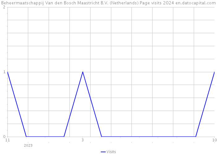 Beheermaatschappij Van den Bosch Maastricht B.V. (Netherlands) Page visits 2024 