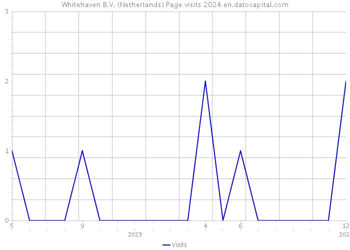 Whitehaven B.V. (Netherlands) Page visits 2024 