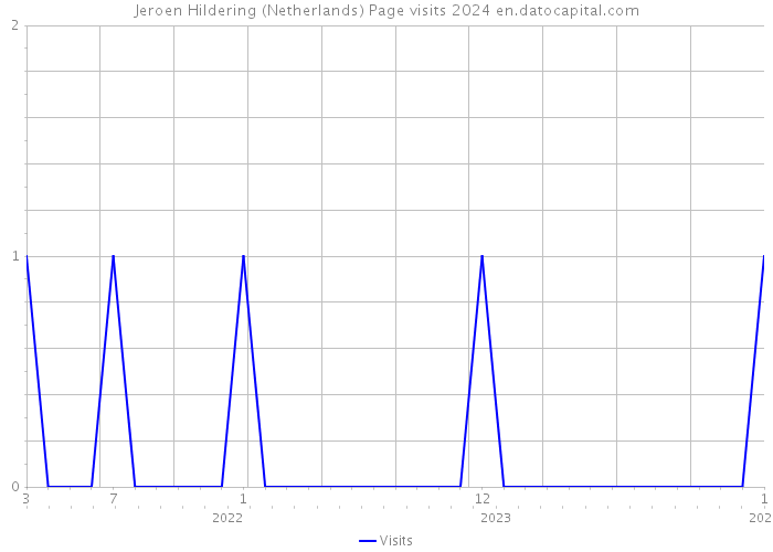 Jeroen Hildering (Netherlands) Page visits 2024 