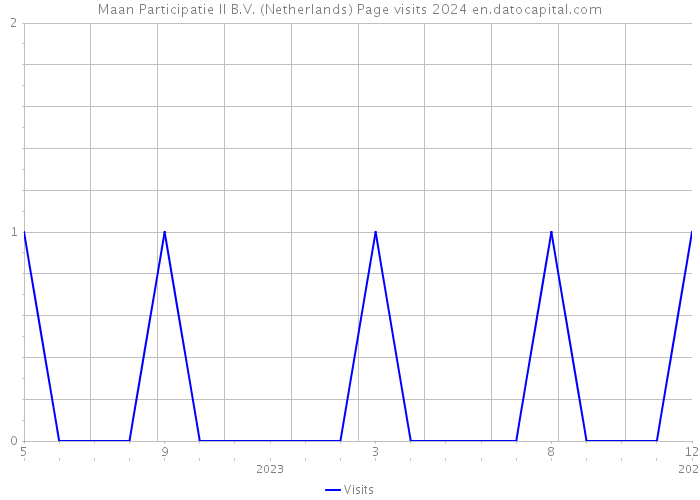 Maan Participatie II B.V. (Netherlands) Page visits 2024 