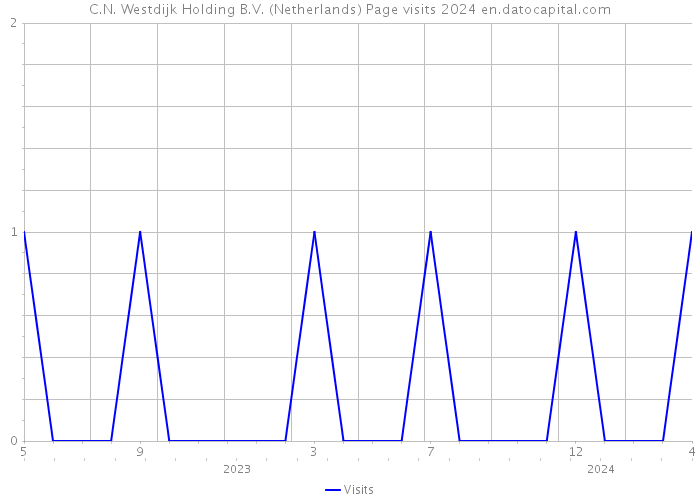 C.N. Westdijk Holding B.V. (Netherlands) Page visits 2024 