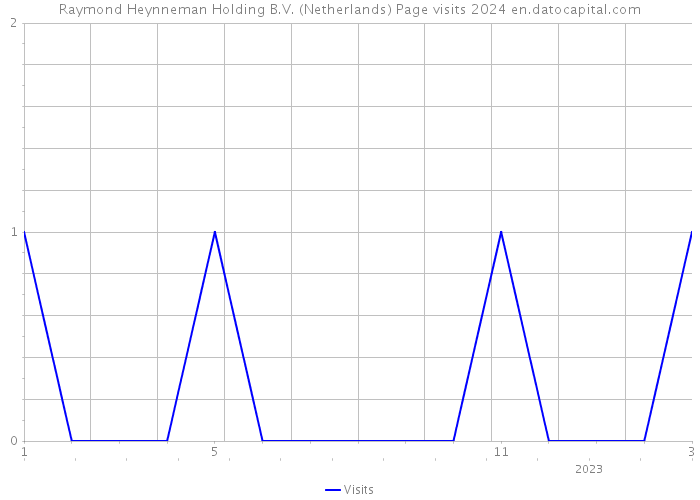 Raymond Heynneman Holding B.V. (Netherlands) Page visits 2024 