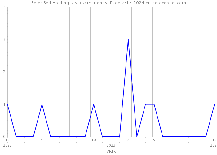 Beter Bed Holding N.V. (Netherlands) Page visits 2024 