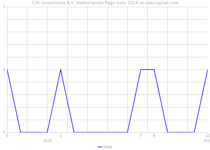 CVK Investments B.V. (Netherlands) Page visits 2024 