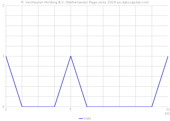 R. Vermeulen Holding B.V. (Netherlands) Page visits 2024 