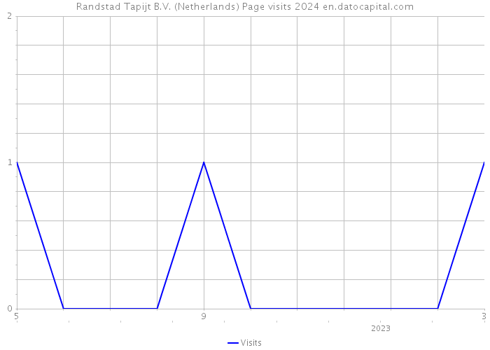 Randstad Tapijt B.V. (Netherlands) Page visits 2024 