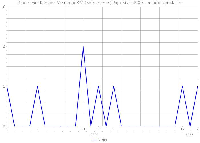 Robert van Kampen Vastgoed B.V. (Netherlands) Page visits 2024 