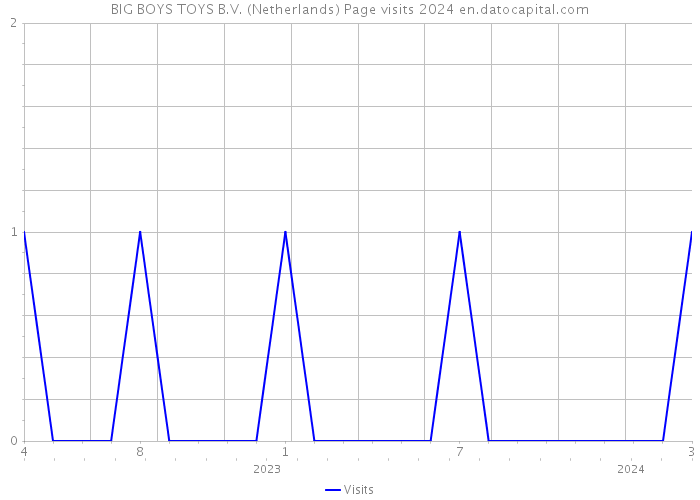 BIG BOYS TOYS B.V. (Netherlands) Page visits 2024 