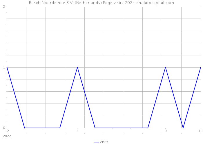 Bosch Noordeinde B.V. (Netherlands) Page visits 2024 