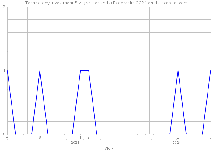 Technology Investment B.V. (Netherlands) Page visits 2024 
