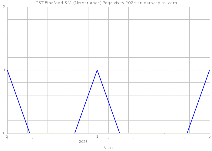 CBT Finefood B.V. (Netherlands) Page visits 2024 