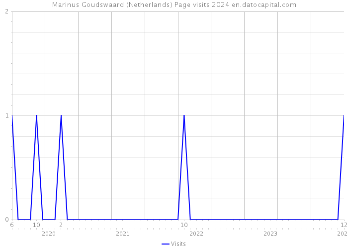 Marinus Goudswaard (Netherlands) Page visits 2024 