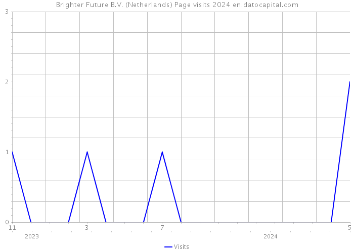 Brighter Future B.V. (Netherlands) Page visits 2024 