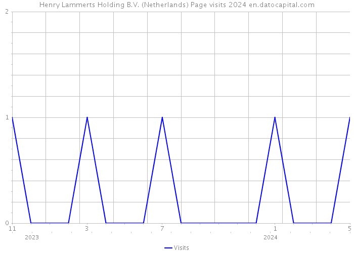 Henry Lammerts Holding B.V. (Netherlands) Page visits 2024 