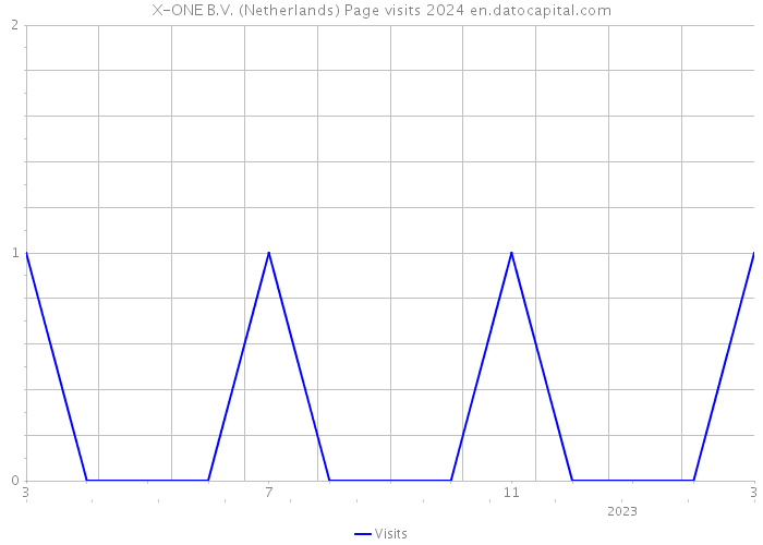 X-ONE B.V. (Netherlands) Page visits 2024 