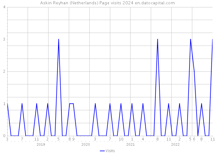 Askin Reyhan (Netherlands) Page visits 2024 