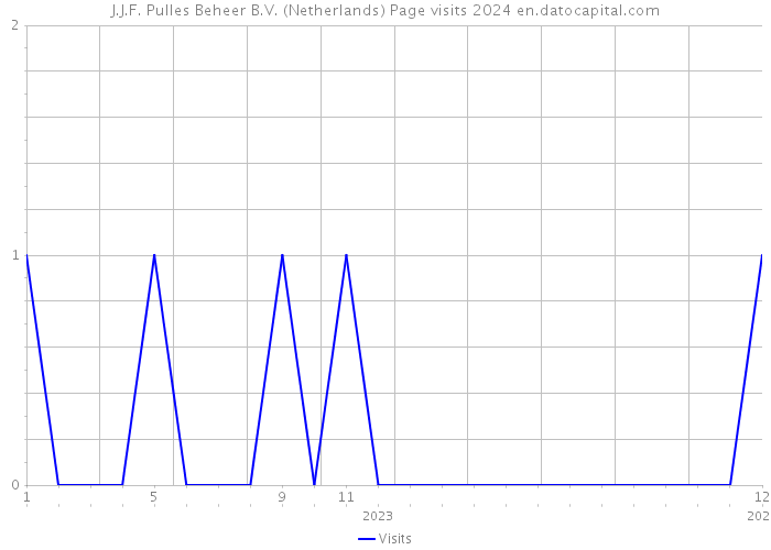 J.J.F. Pulles Beheer B.V. (Netherlands) Page visits 2024 