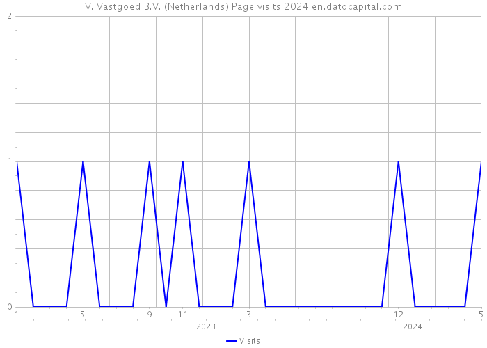 V. Vastgoed B.V. (Netherlands) Page visits 2024 