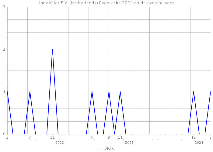 InnoValor B.V. (Netherlands) Page visits 2024 