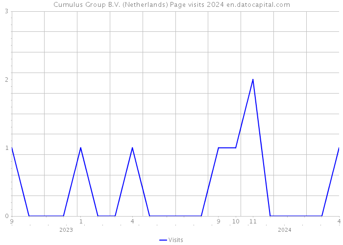 Cumulus Group B.V. (Netherlands) Page visits 2024 