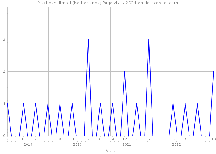 Yukitoshi Iimori (Netherlands) Page visits 2024 
