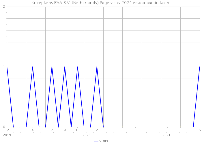 Kneepkens EAA B.V. (Netherlands) Page visits 2024 
