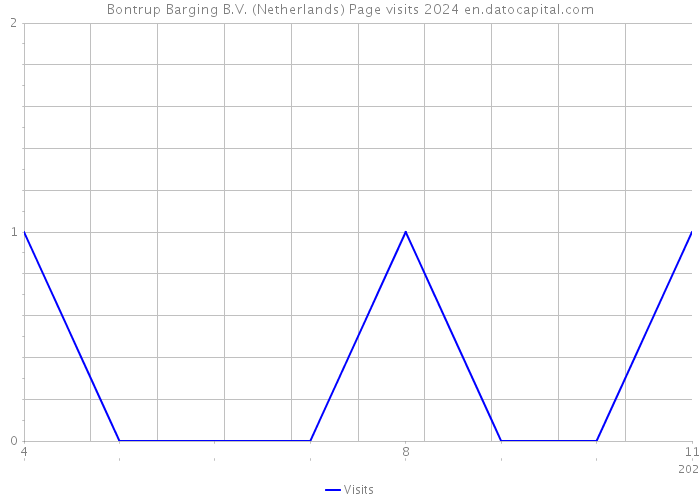 Bontrup Barging B.V. (Netherlands) Page visits 2024 