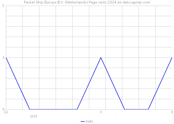 Packet Ship Europe B.V. (Netherlands) Page visits 2024 