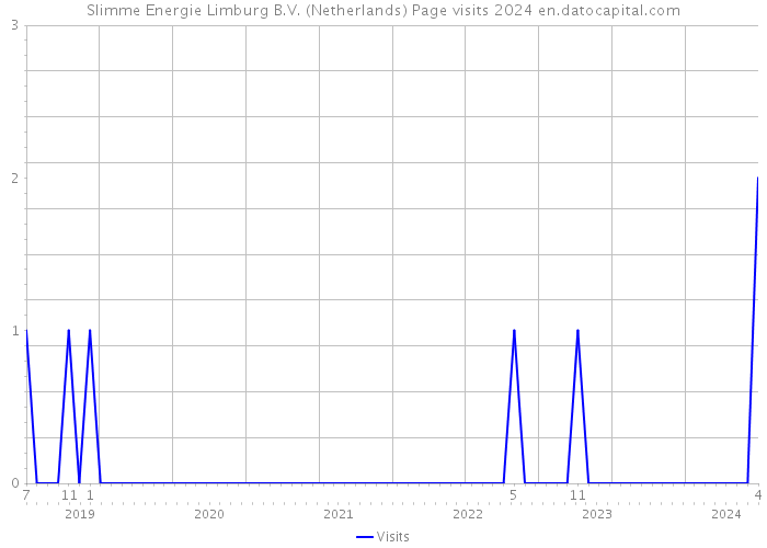 Slimme Energie Limburg B.V. (Netherlands) Page visits 2024 