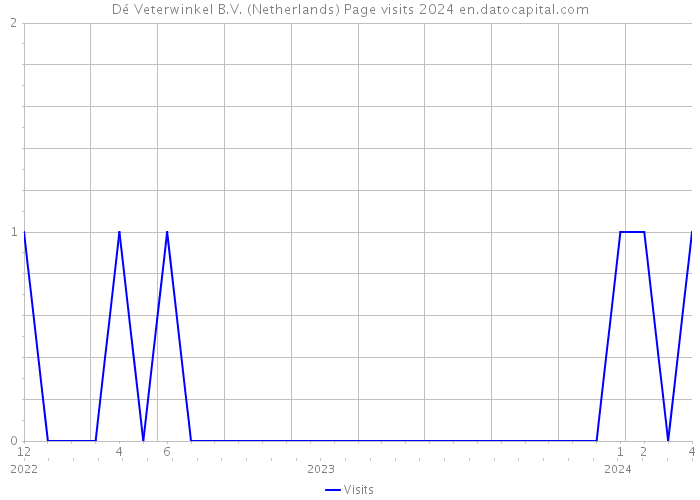 Dé Veterwinkel B.V. (Netherlands) Page visits 2024 