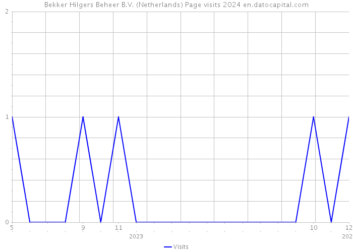 Bekker Hilgers Beheer B.V. (Netherlands) Page visits 2024 