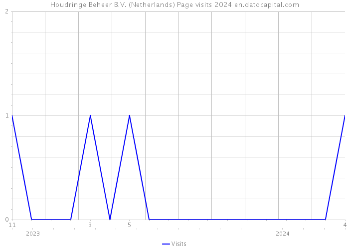 Houdringe Beheer B.V. (Netherlands) Page visits 2024 