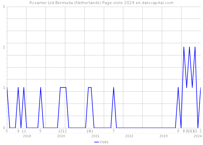 Rosamer Ltd Bermuda (Netherlands) Page visits 2024 