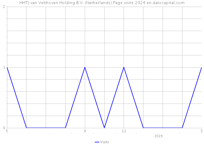 HHTJ van Velthoven Holding B.V. (Netherlands) Page visits 2024 